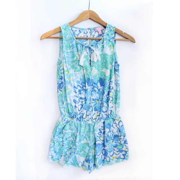 Lilly Pulitzer Pants - *SALE* Lilly Pulitzer Floral Sleeveless Romper XXS